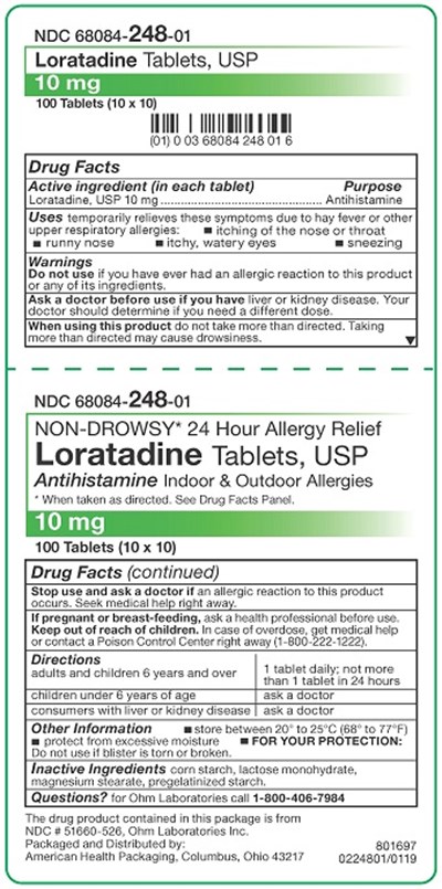 10 mg Loratadine Tablets Carton (10 mg Loratadine Tablets Carton)